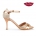 Medialunas » Cuero Fantasia Beige y Cobre - 7,5cm